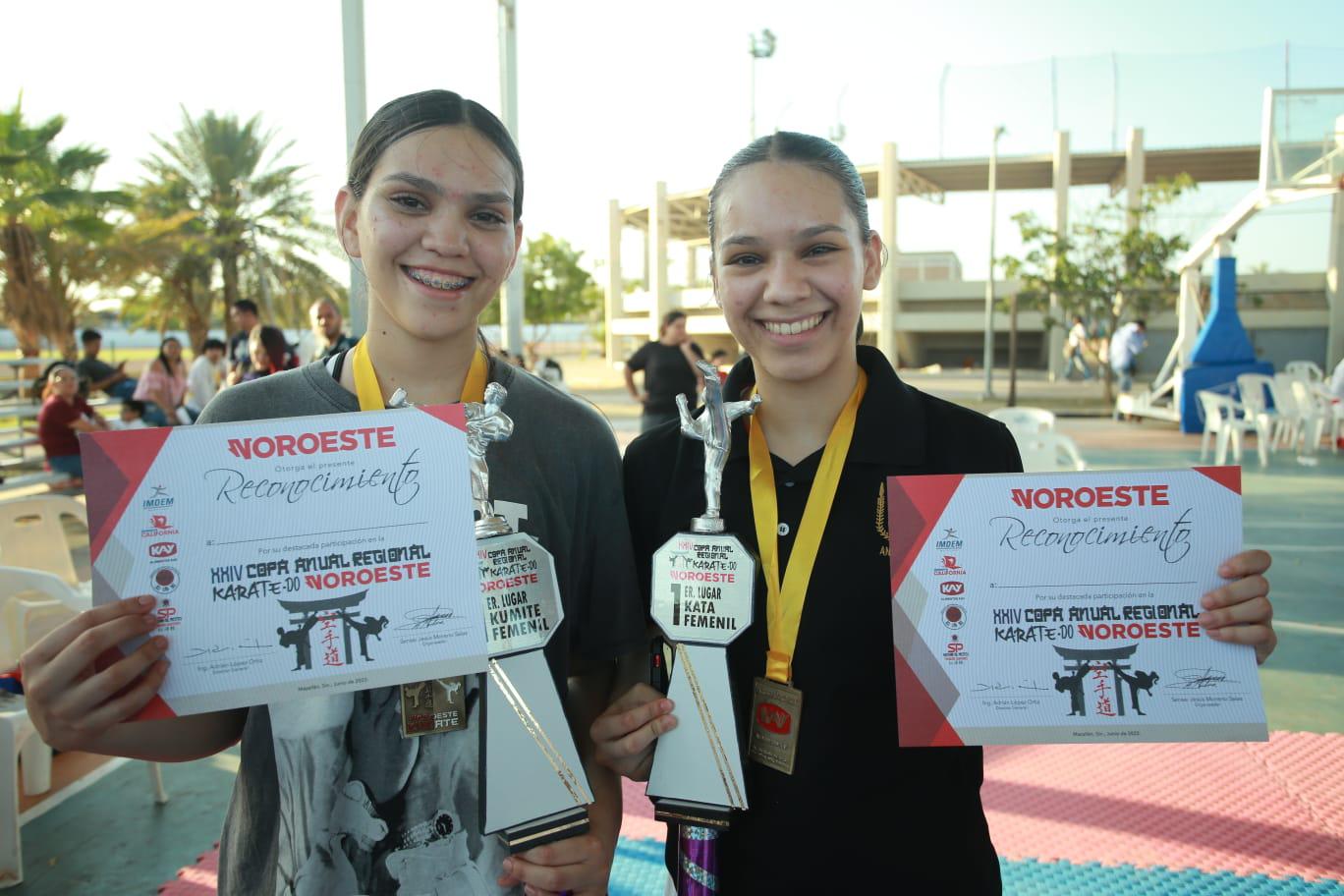 $!Fomentan el deporte en la edición 24 de la Copa Noroeste de Karate-Do