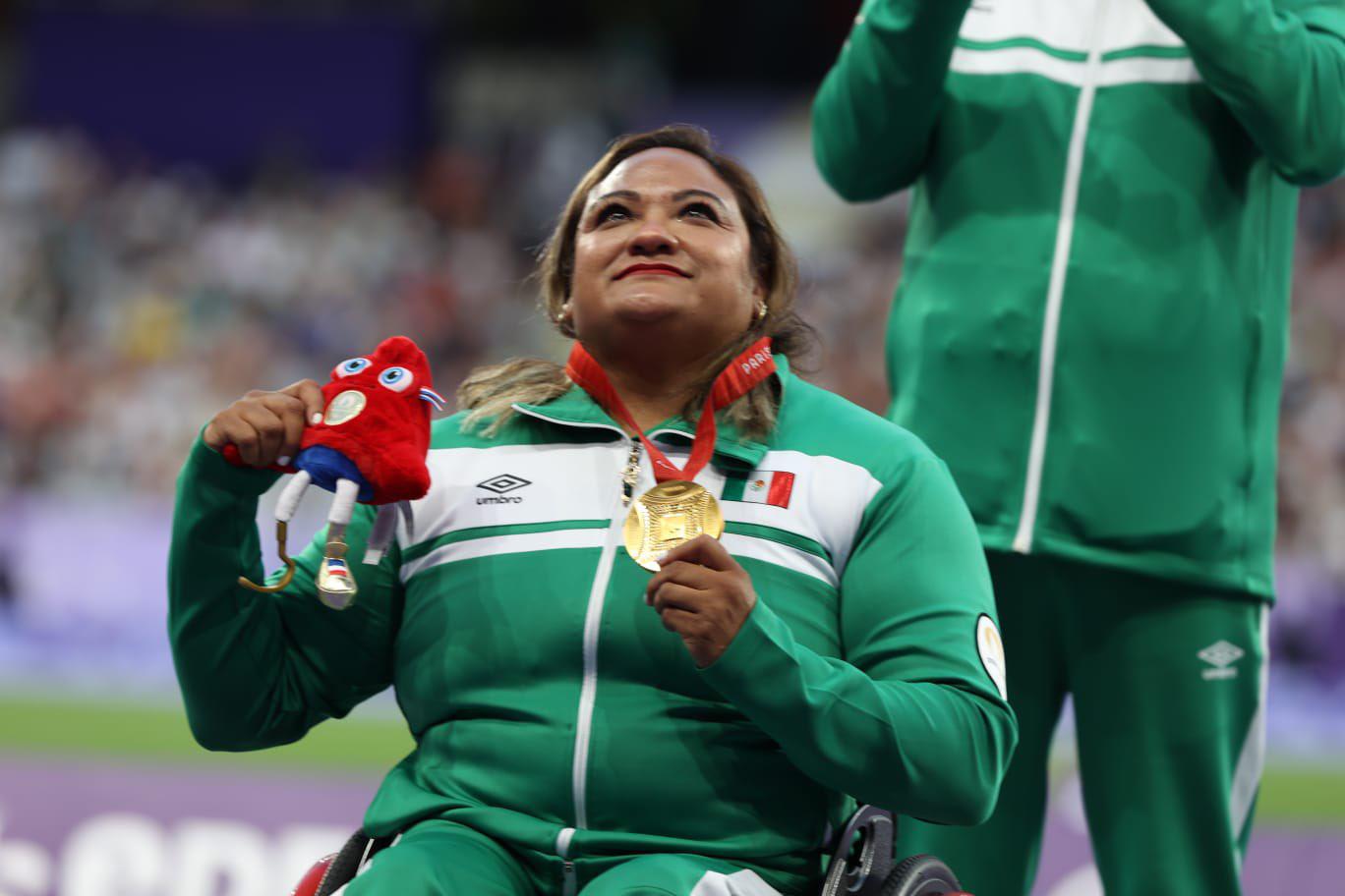 $!Gloria Zarza toca el cielo y gana el primer oro para México en París 2024