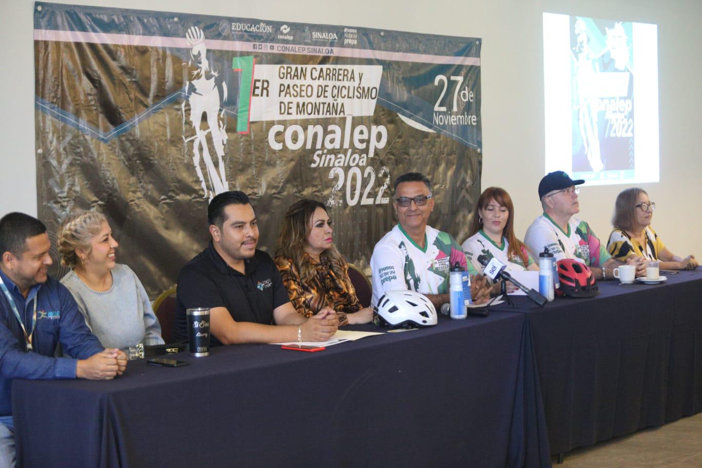 $!Invita Conalep a carrera de ciclismo de montaña con causa