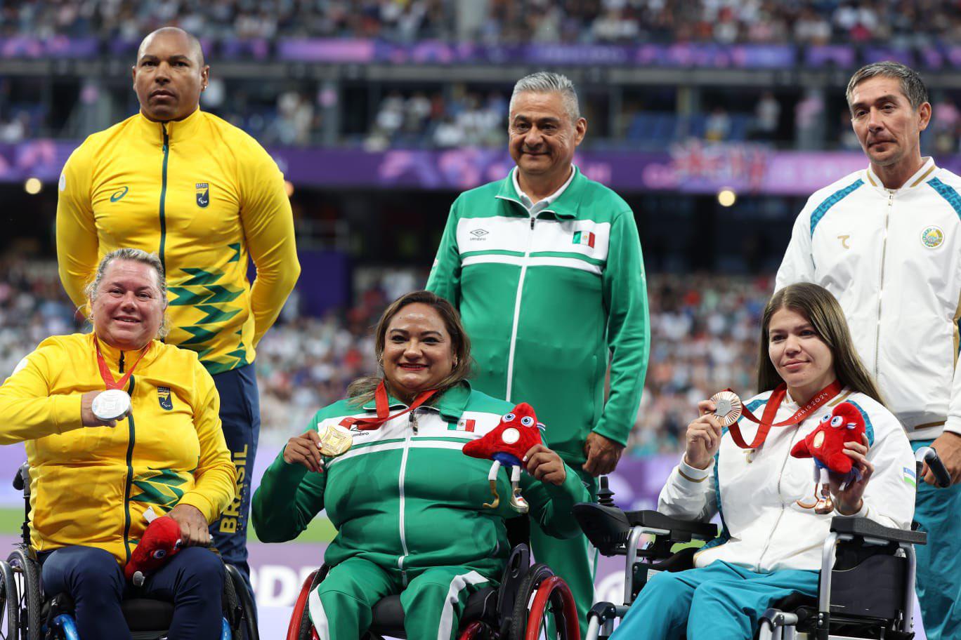 $!Gloria Zarza toca el cielo y gana el primer oro para México en París 2024