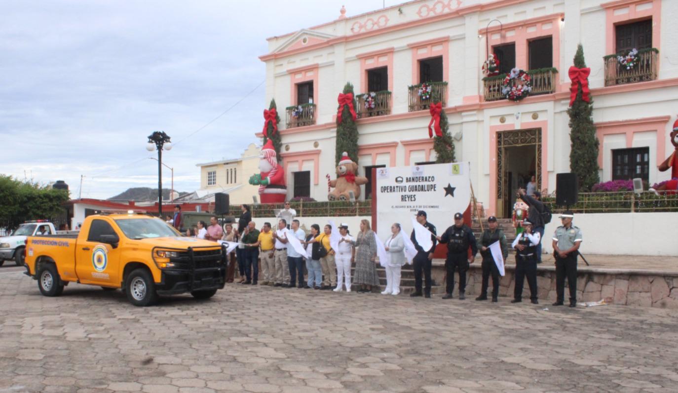 $!Autoridades dan banderazo de inicio de operativo Guadalupe-Reyes en Rosario