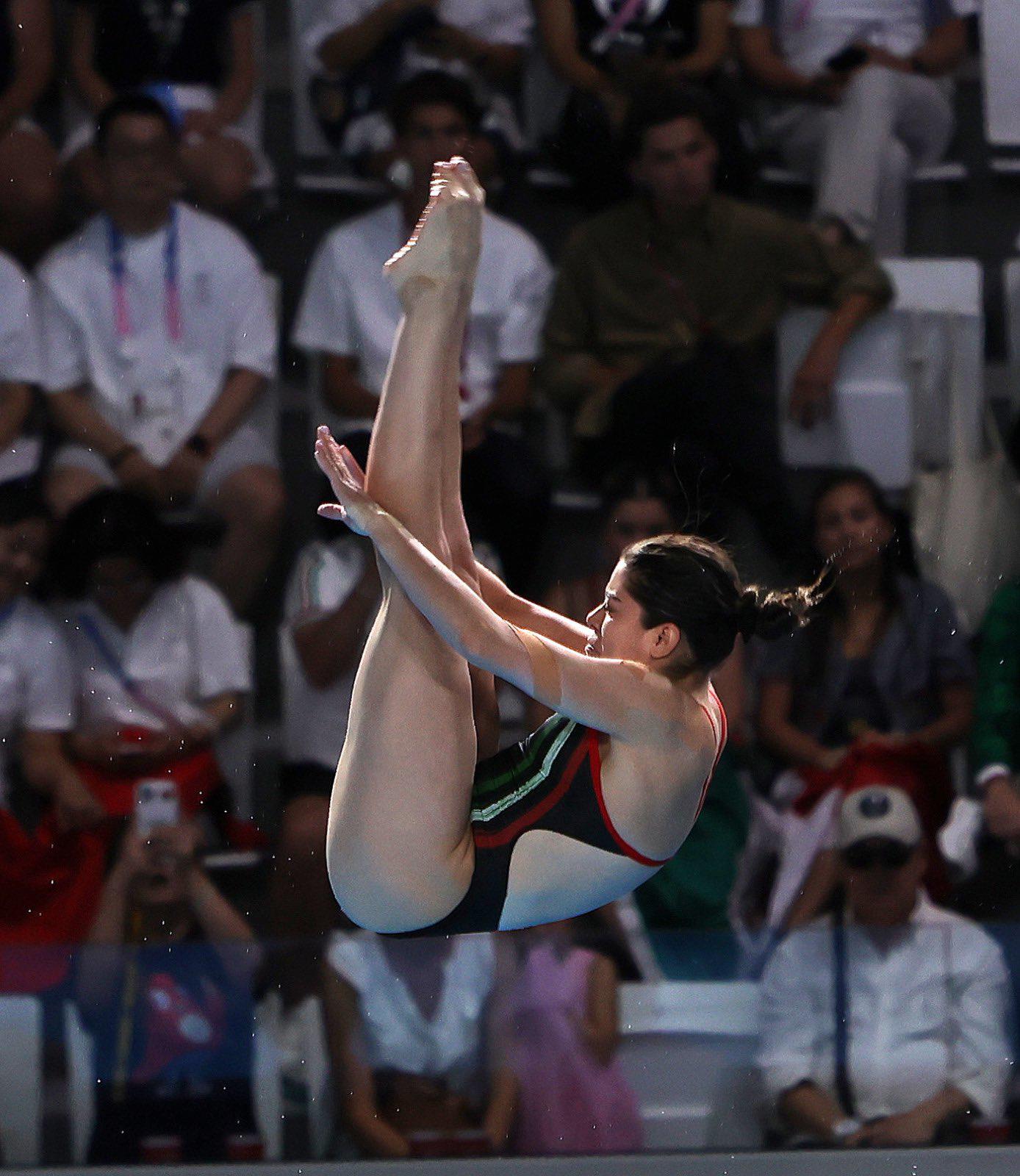 $!Alejandra Orozco y Gaby Agúndez quedan lejos del podio en final de clavados 10m de París 2024