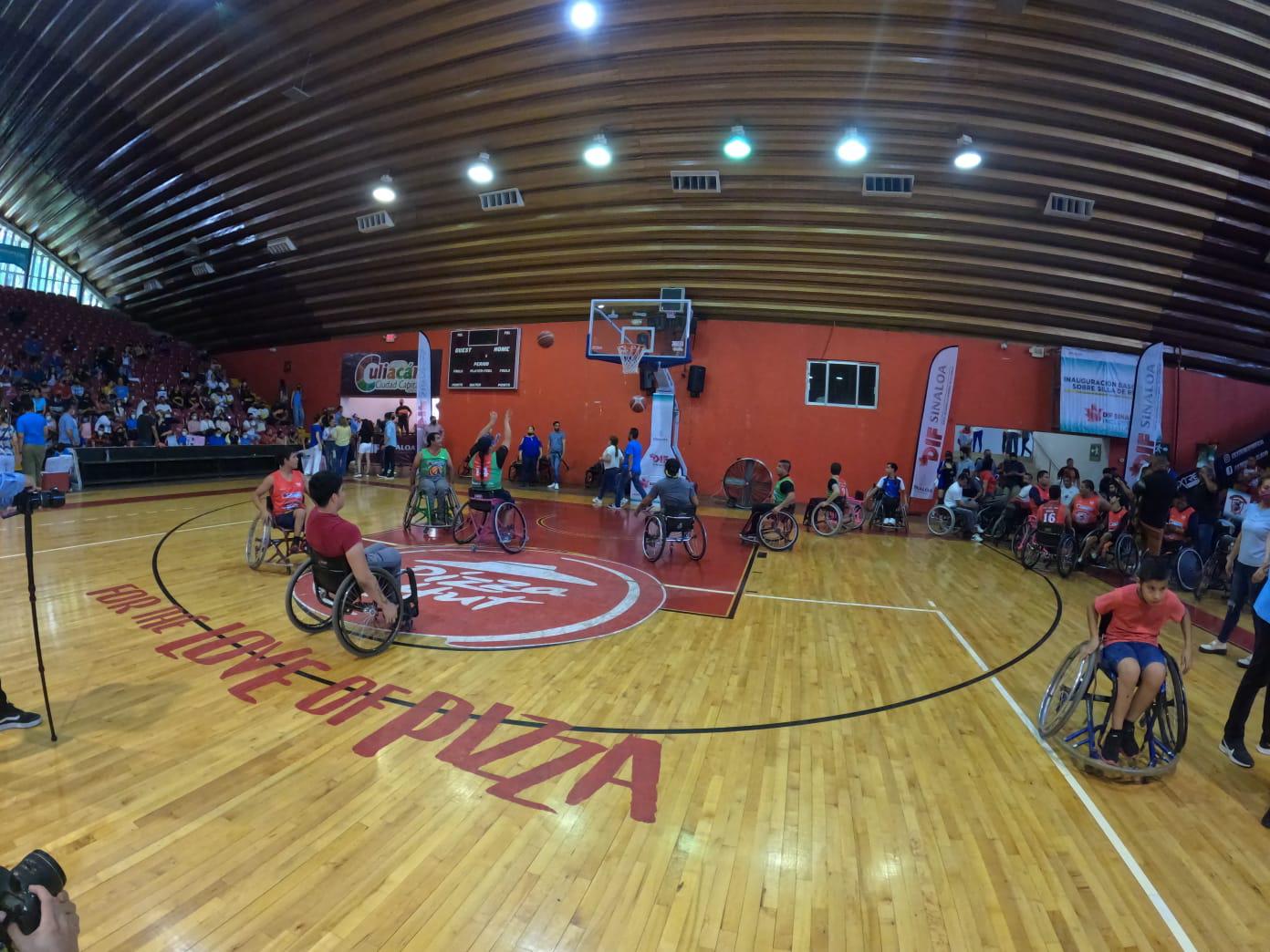 $!Inauguran en Culiacán Primer Torneo de Basquetbol en Silla de Ruedas