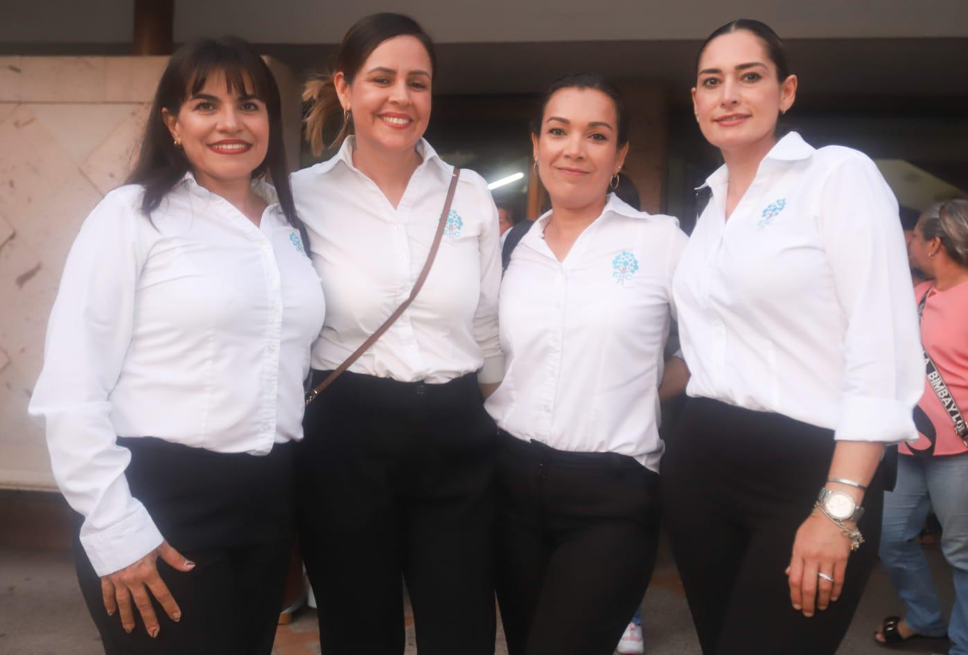 $!Alma Medrano, Carolina Ibarra, Natalia Gutiérrez y Nohemí Esparragoza.