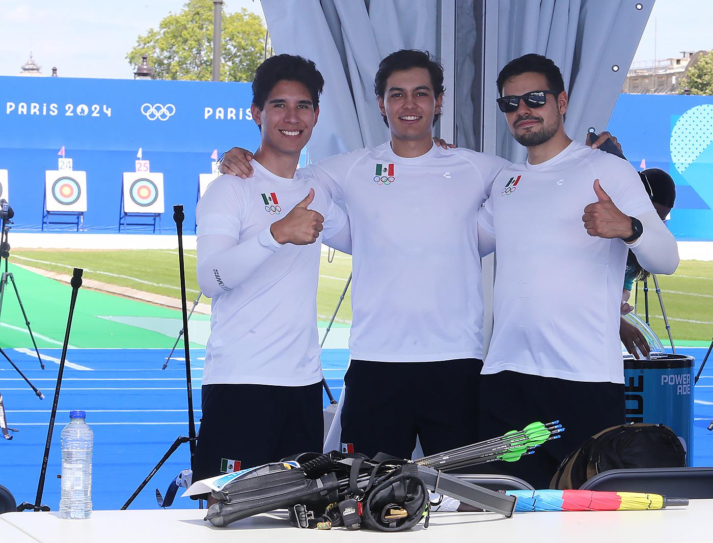 $!Equipo varonil mexicano de tiro con arco cumple en su primer reto olímpico