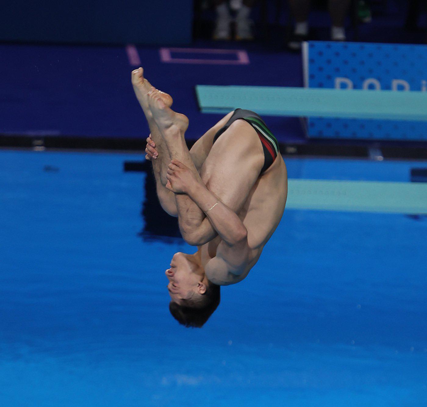 $!Osmar Olvera avanza a las semifinales de trampolín individual en París 2024