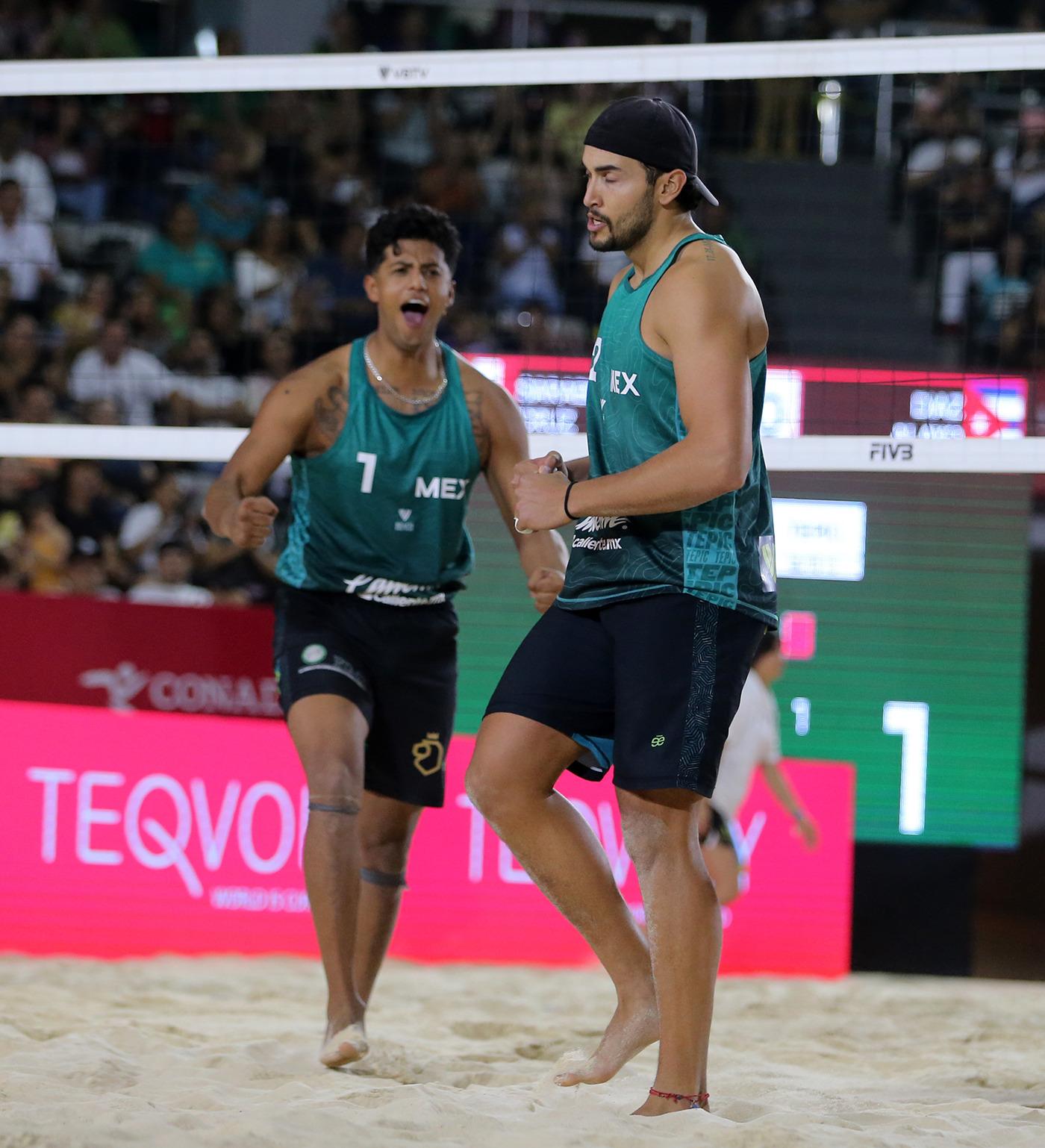 $!Sinaloense Abril Flores logra triunfo histórico en un Elite 16 de Voleibol de Playa