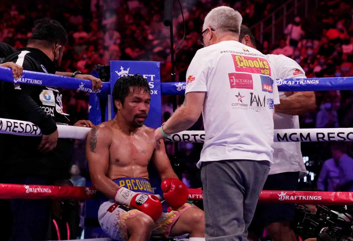 $!Manny Pacquiao cae por decisión unánime ante Yordenis Ugás en su regreso al ring