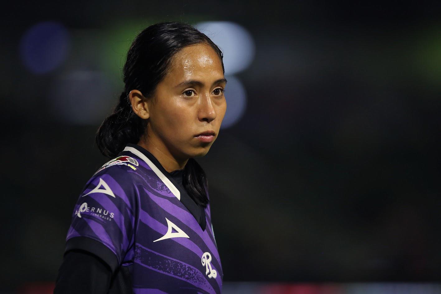 $!Olga Trasvina of Mazatlan during the 14th round match between Mazatlan FC and Monterrey as part of the Torneo Clausura 2024 Liga MX Femenil at EL Encanto Stadium, on April 14, 2024 in Mazatlan Sinaloa, Mexico.