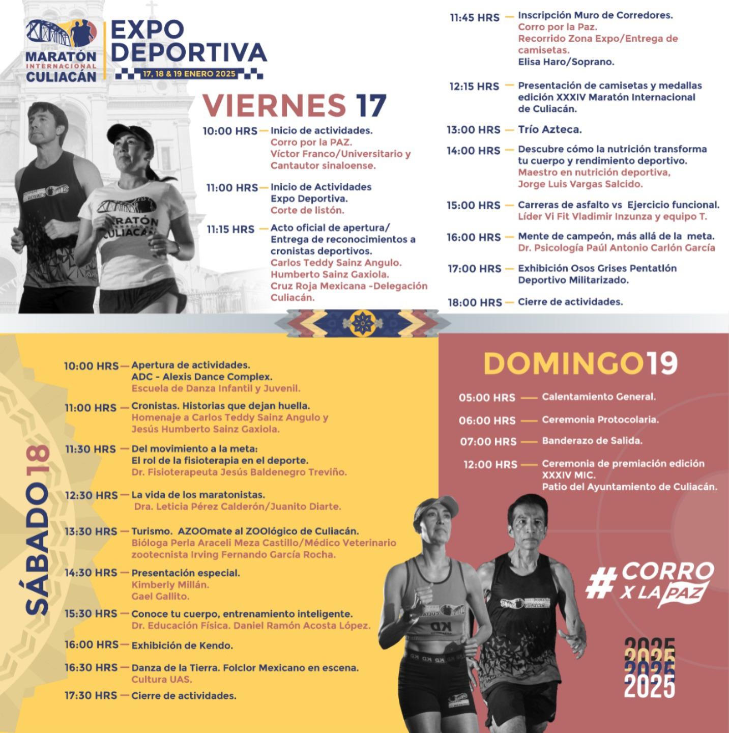 $!Cruz Roja y cronistas deportivos serán homenajeados en la Expo del Maratón Internacional de Culiacán