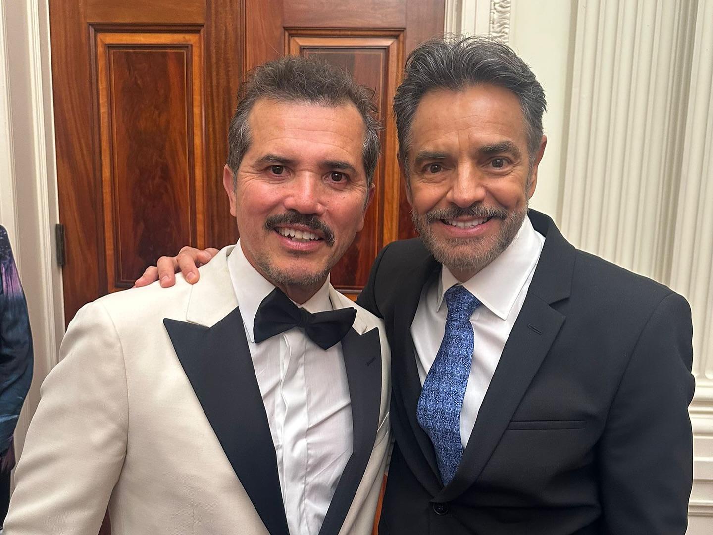 $!Junto al actor John Leguizamo.