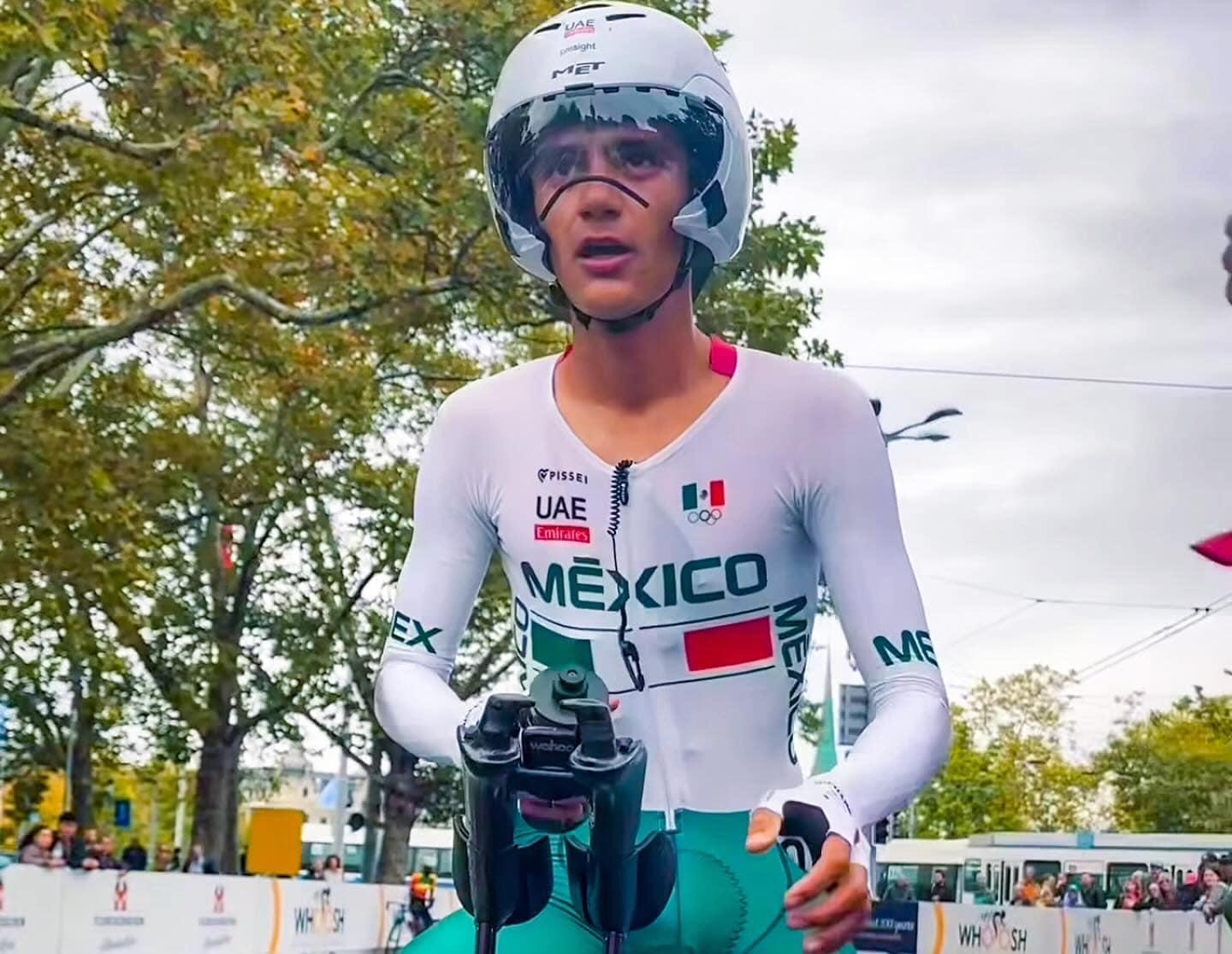 $!Isaac del Toro entra en el top 12 en el Mundial de Ciclismo en Zúrich