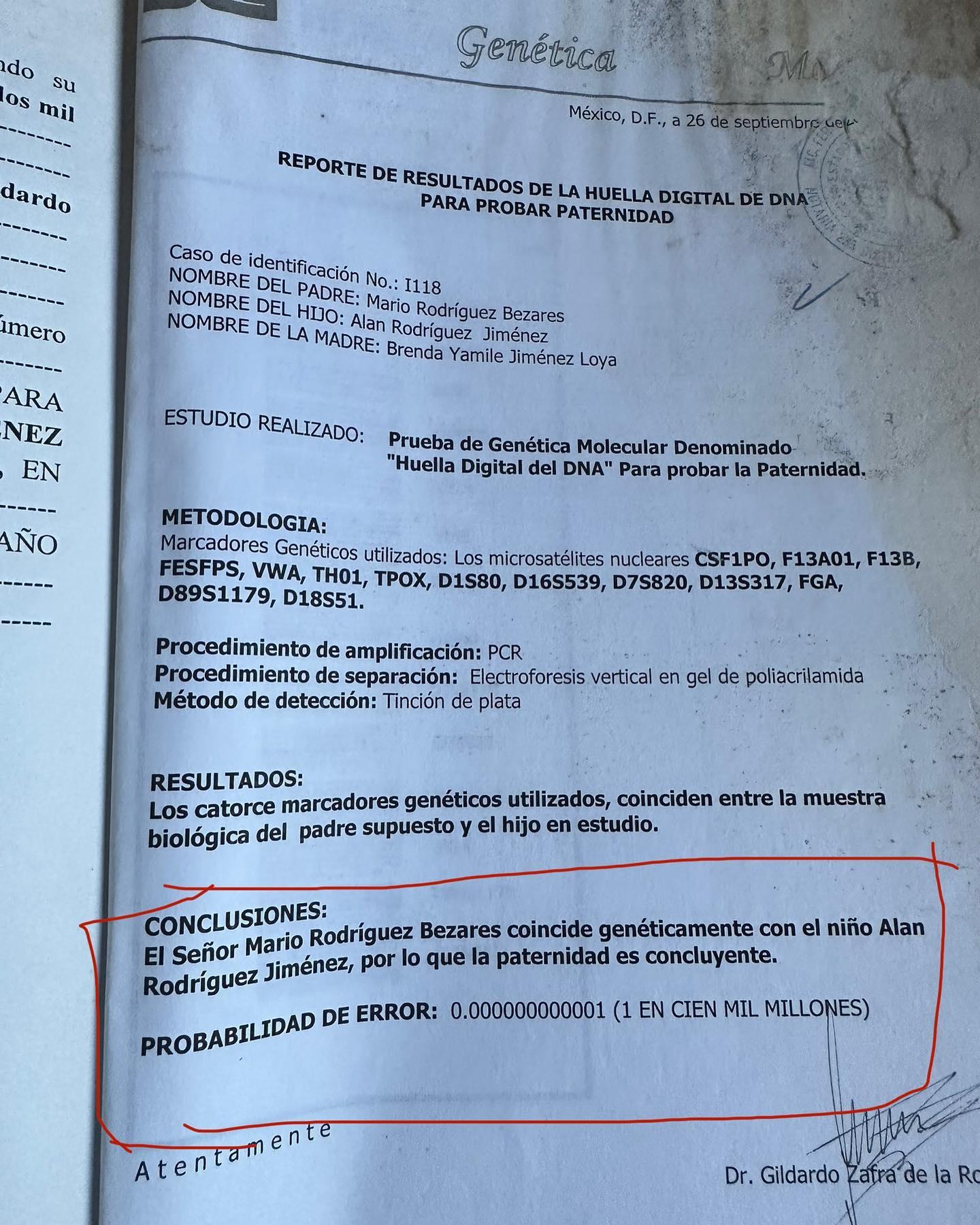 $!Demuestra Brenda Bezares con prueba de ADN quién es el papá de su hijo