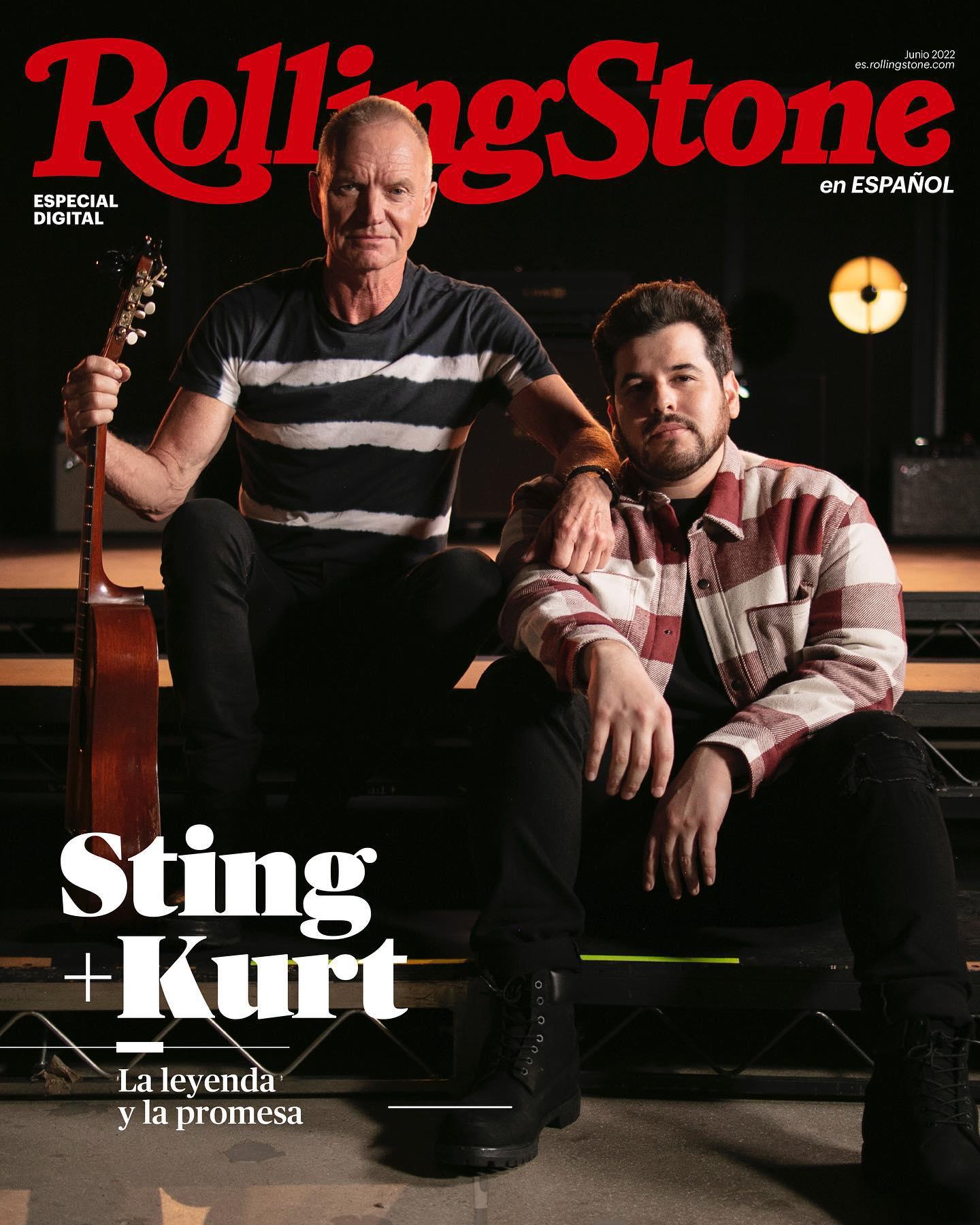 $!Protagoniza el sinaloense Kurt, la portada de Rolling Stone junto a Sting