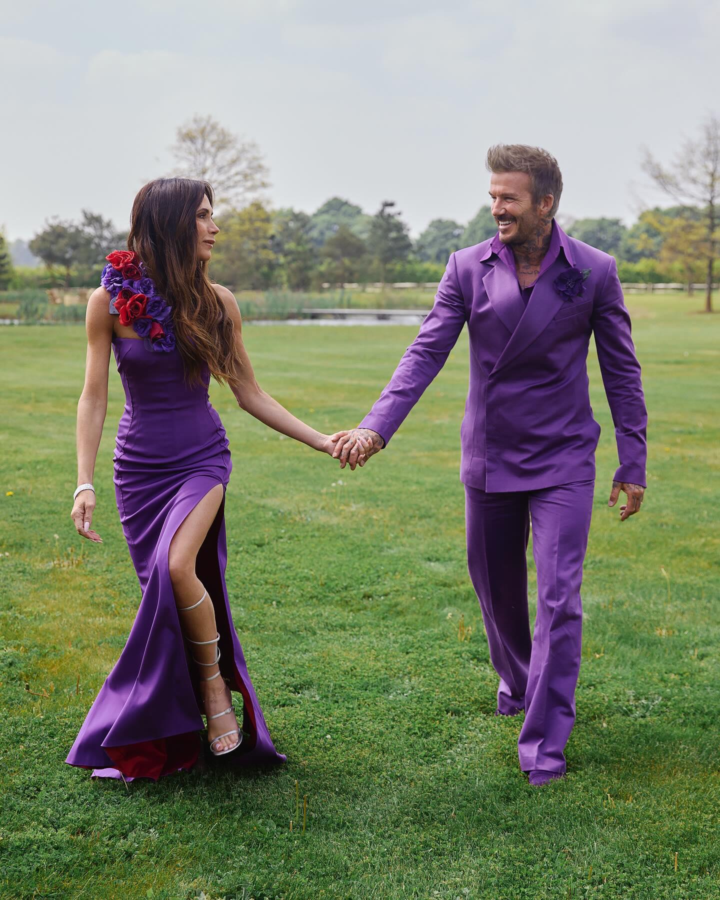 $!Celebran David y Victoria Beckham su 25 aniversario de casados