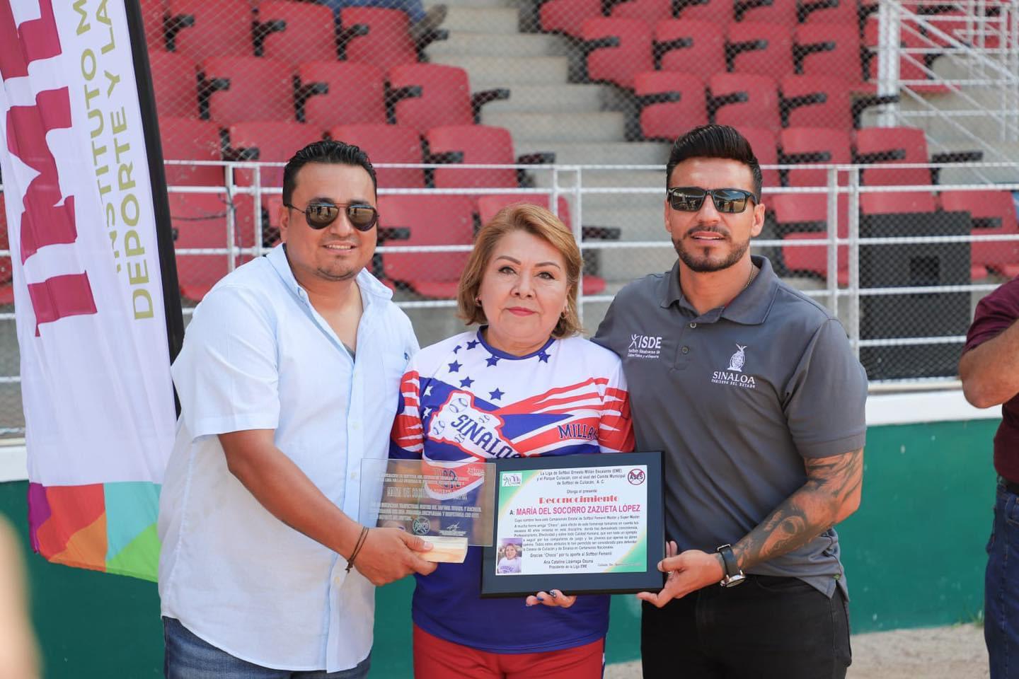 $!Inauguran Estatal de Softbol Femenil Máster y Supermáster en honor a ‘Choco’ Zazueta