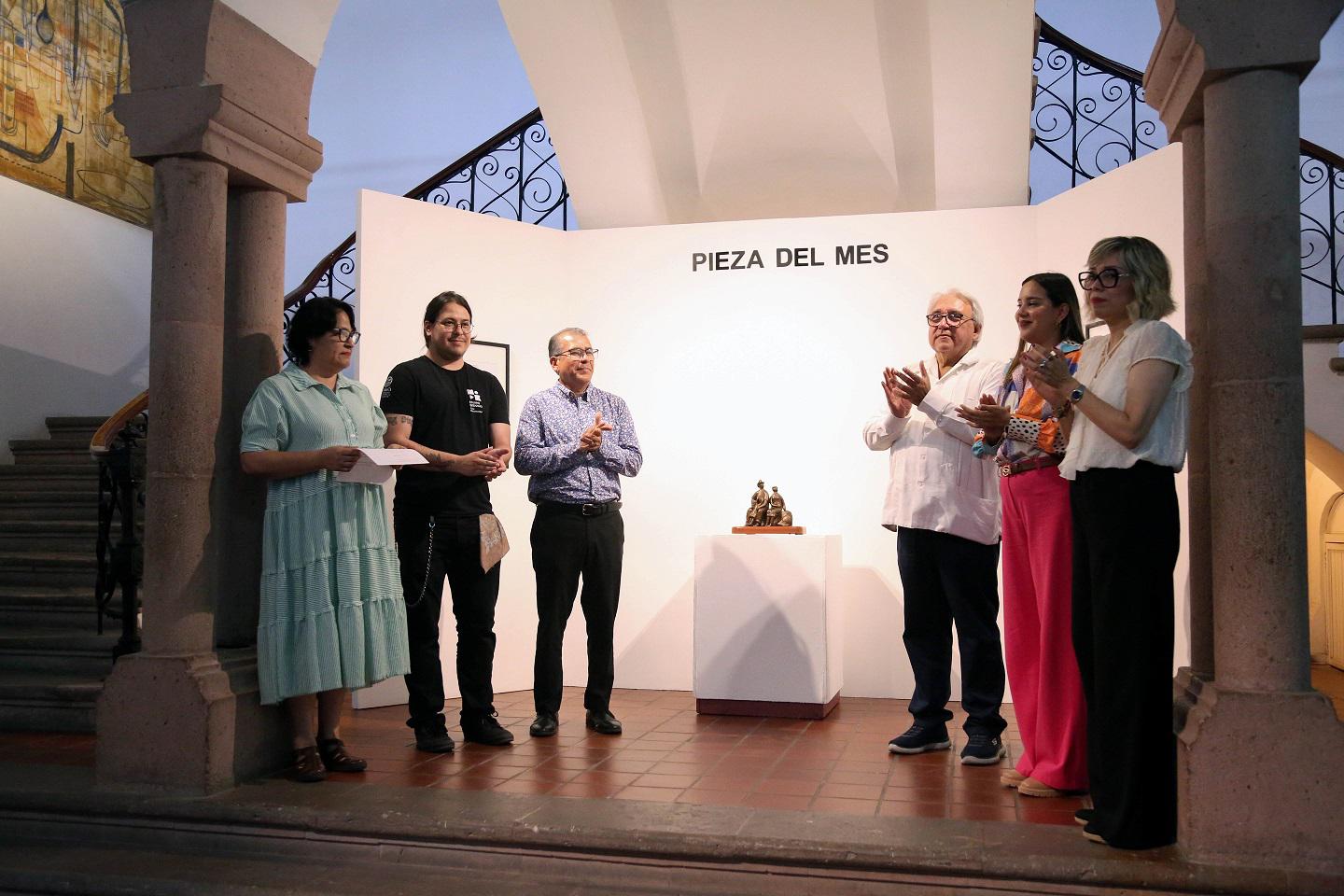 $!Autoridades del museo y la UAdeO inauguran la muestra.