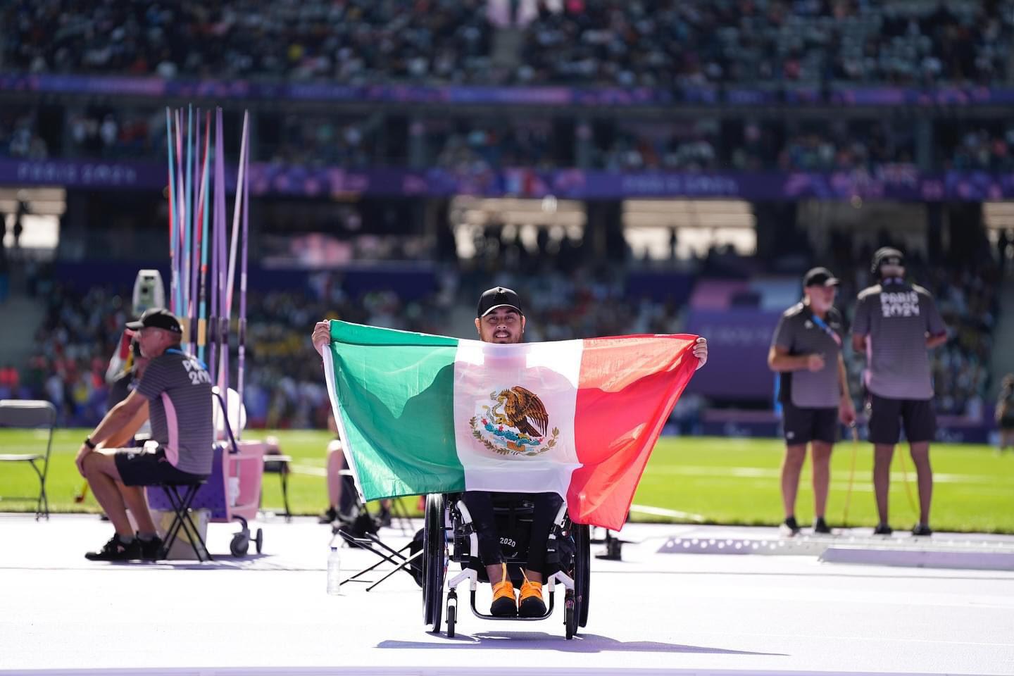 $!Édgar Fuentes, subcampeón de jabalina en los Juegos Paralímpicos París 2024