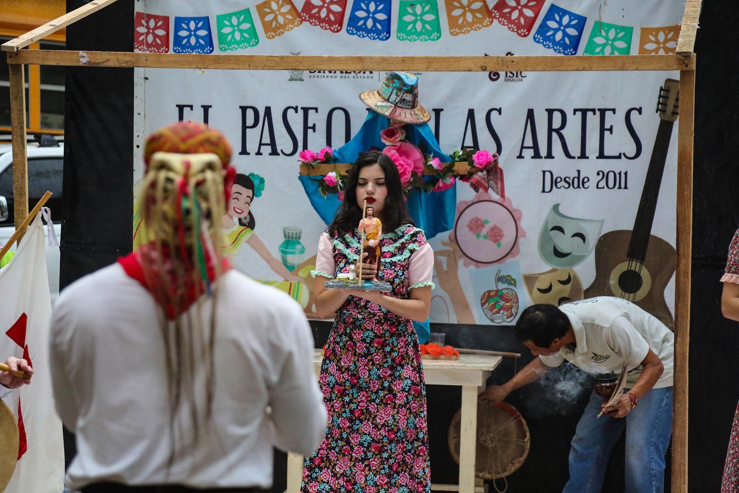 $!Con danzas y cantos yoremes reciben el Día de San Juan