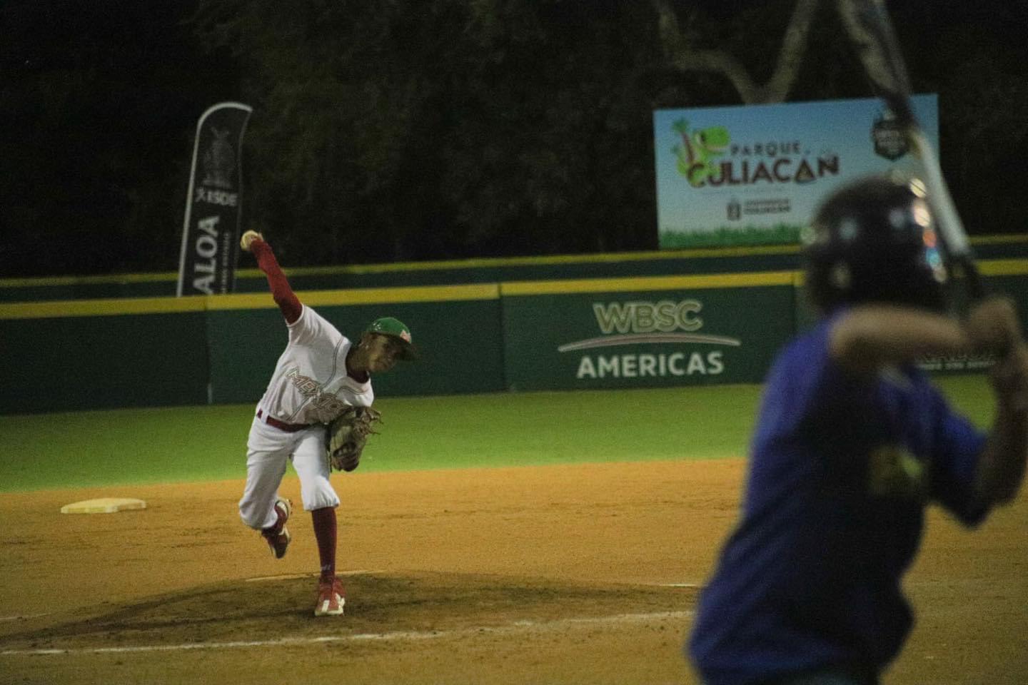 $!México derrota de nuevo a Brasil en Panamericano de Beisbol U-10