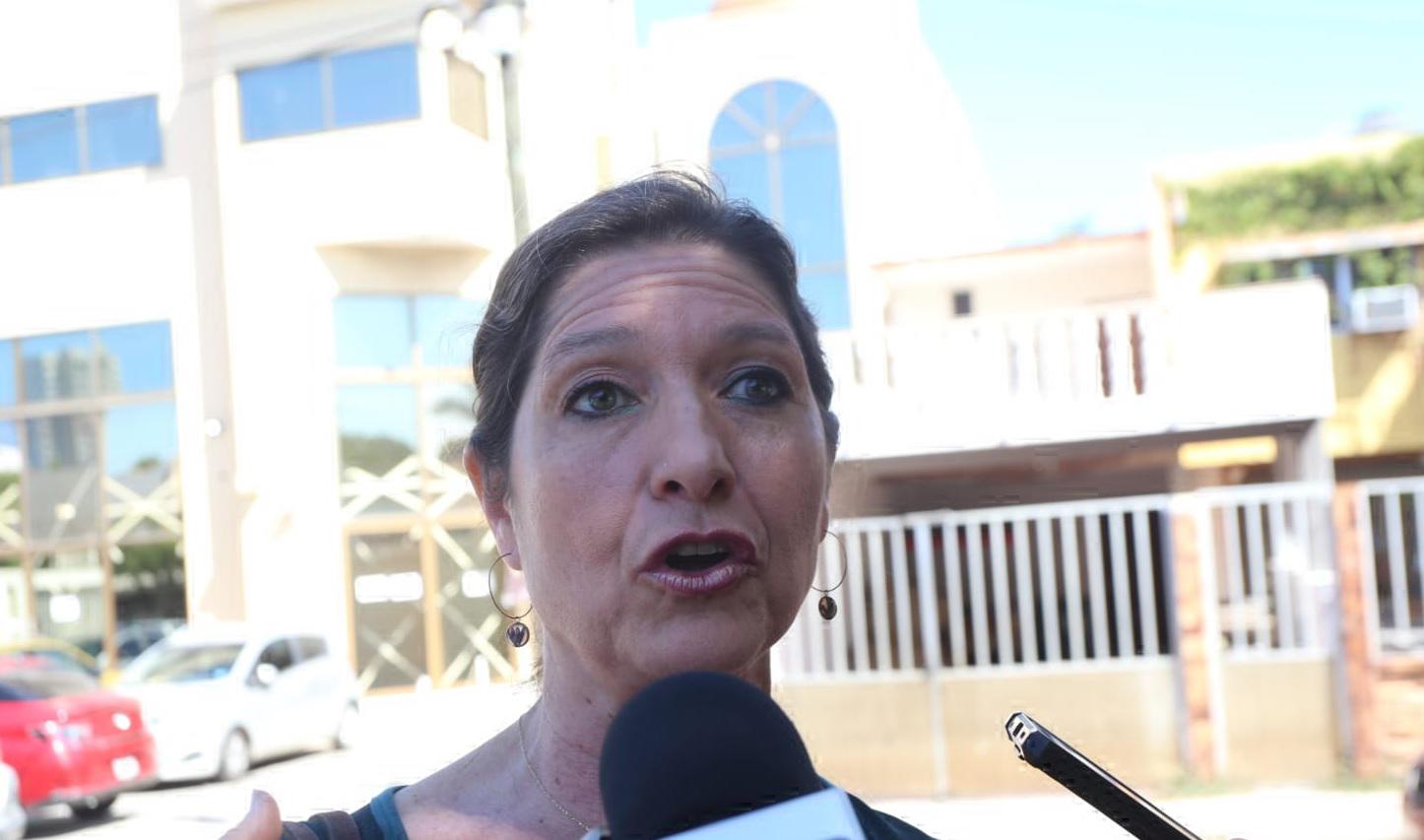 $!Claudia Lavista, vecina colindante con la obra de este edificio en el Cerro del Vigía.