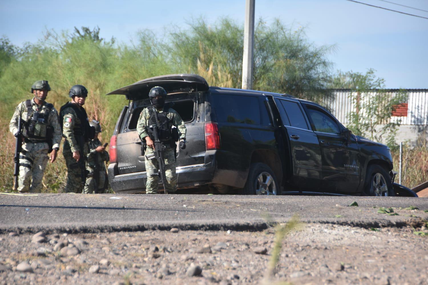 $!Agreden a militares en Campo Cuba, en Culiacán; hay un civil herido