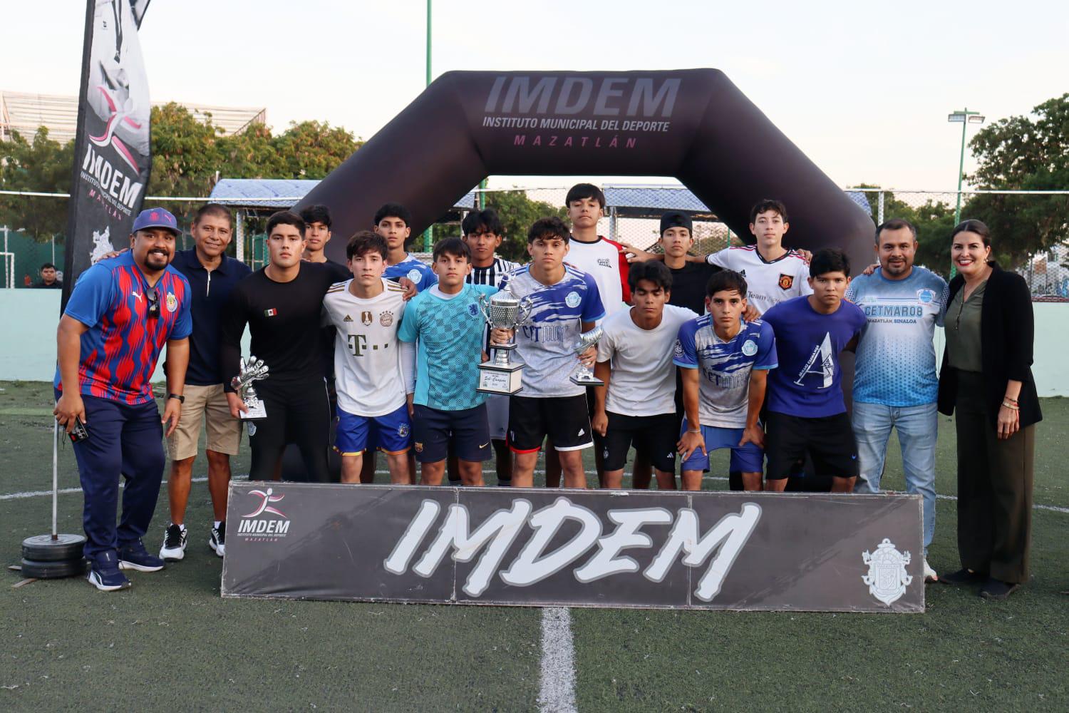 $!Se impone Conalep 1 en la Liga Estudiantil de Futbol de Futbol Rápido Interpreparatorias