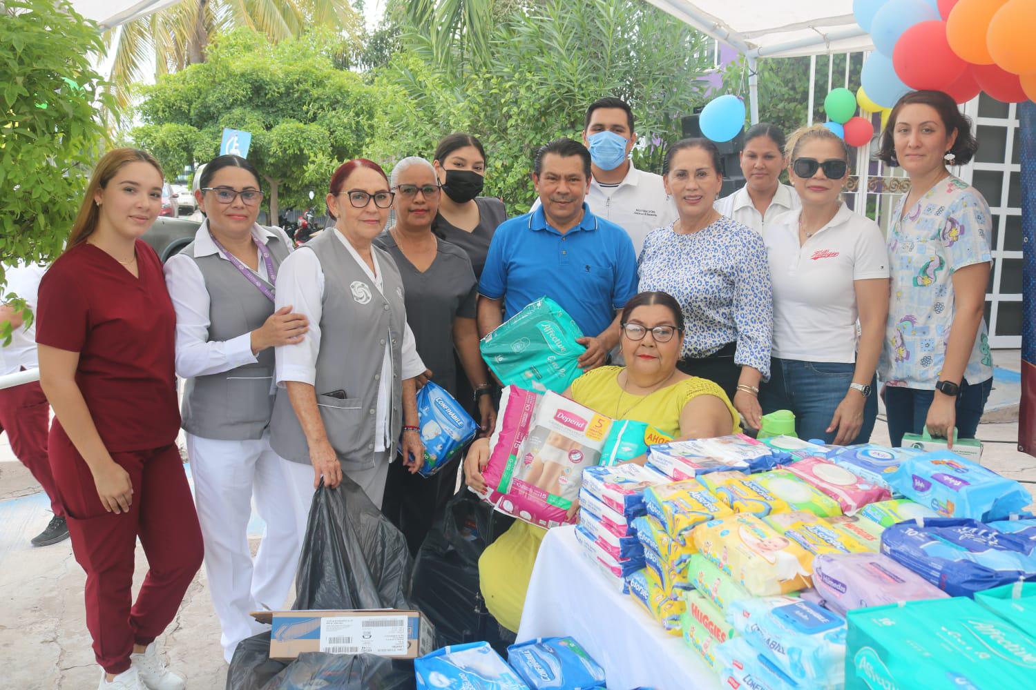 $!Recolectan casi 3 mil pañales para asilo de ancianos de Escuinapa