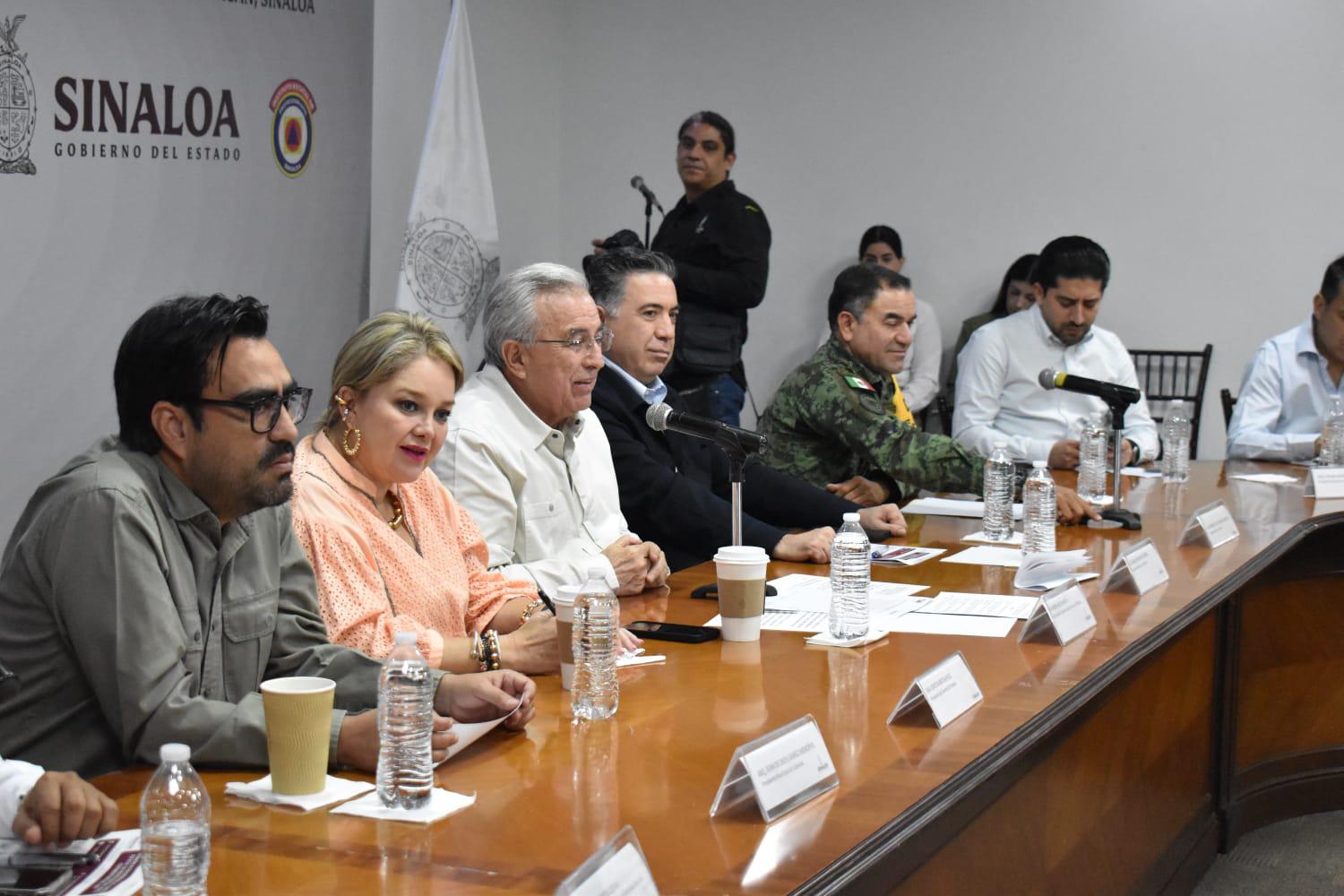 $!Por ‘Lidia’, Sinaloa entra en sesión permanente del Consejo Estatal de Protección Civil