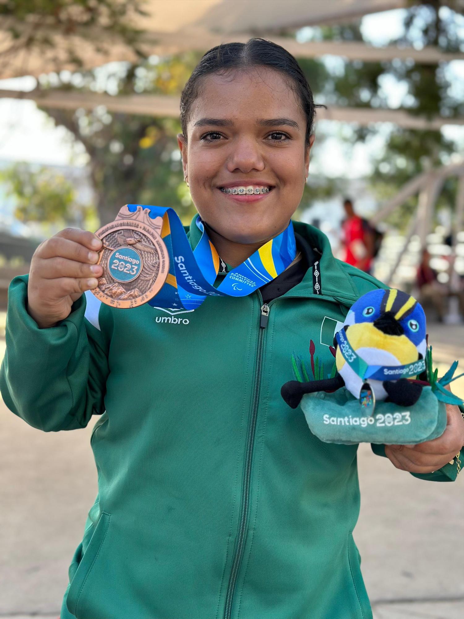 $!Se cuelga sinaloense Pauleth Mejía el bronce parapanamericano