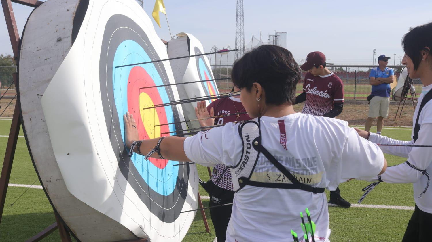 $!Se viste la selección de tiro con arco de Mazatlán de bronce, en el estatal