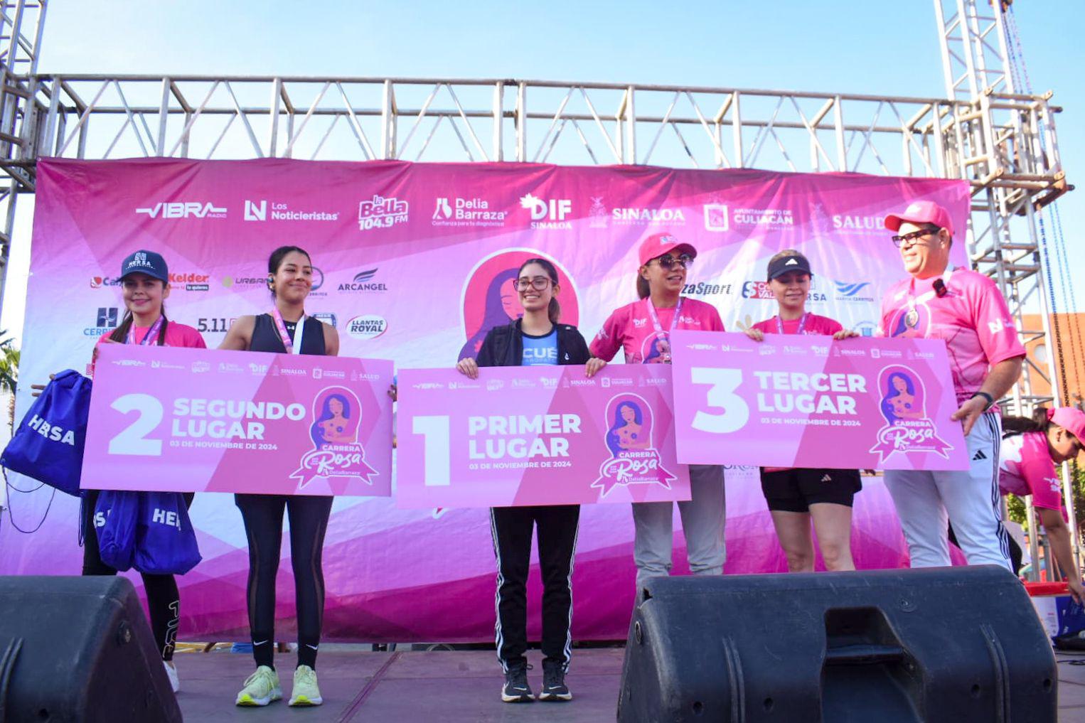 $!Inunda Carrera Rosa a Culiacán en su tercera edición contra el cáncer de mama