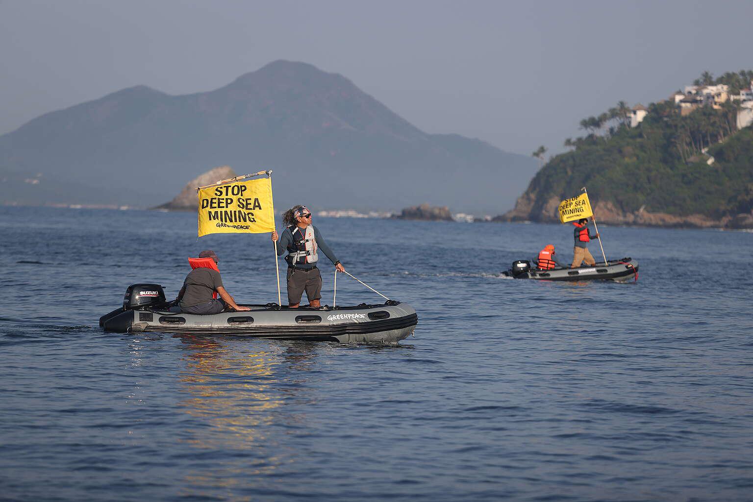 $!Señala Greenpeace que el barco minero Hidden Gem es un destructor de los océanos