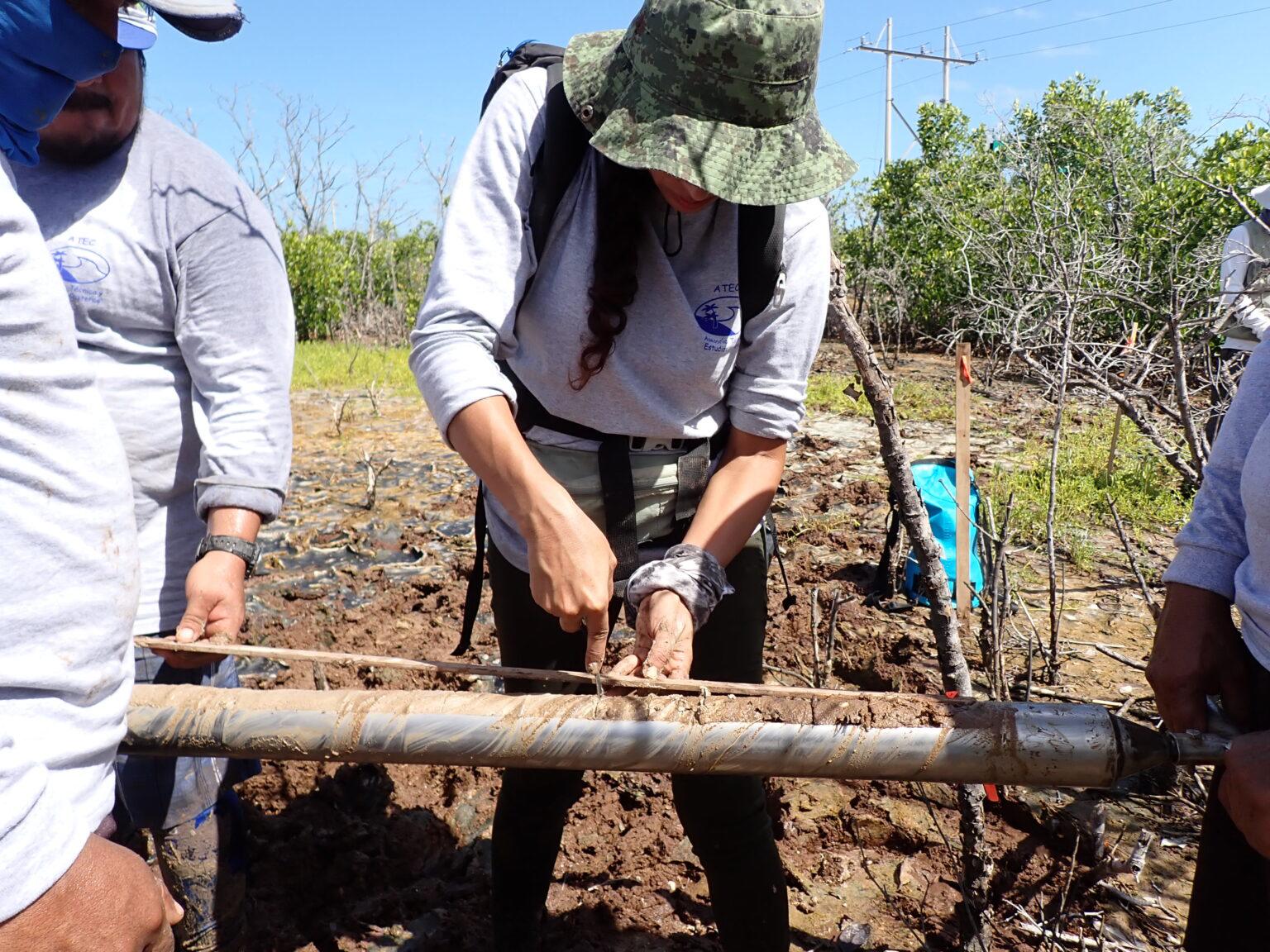 $!Grupo de restauradores realizando actividades de ecología forense.