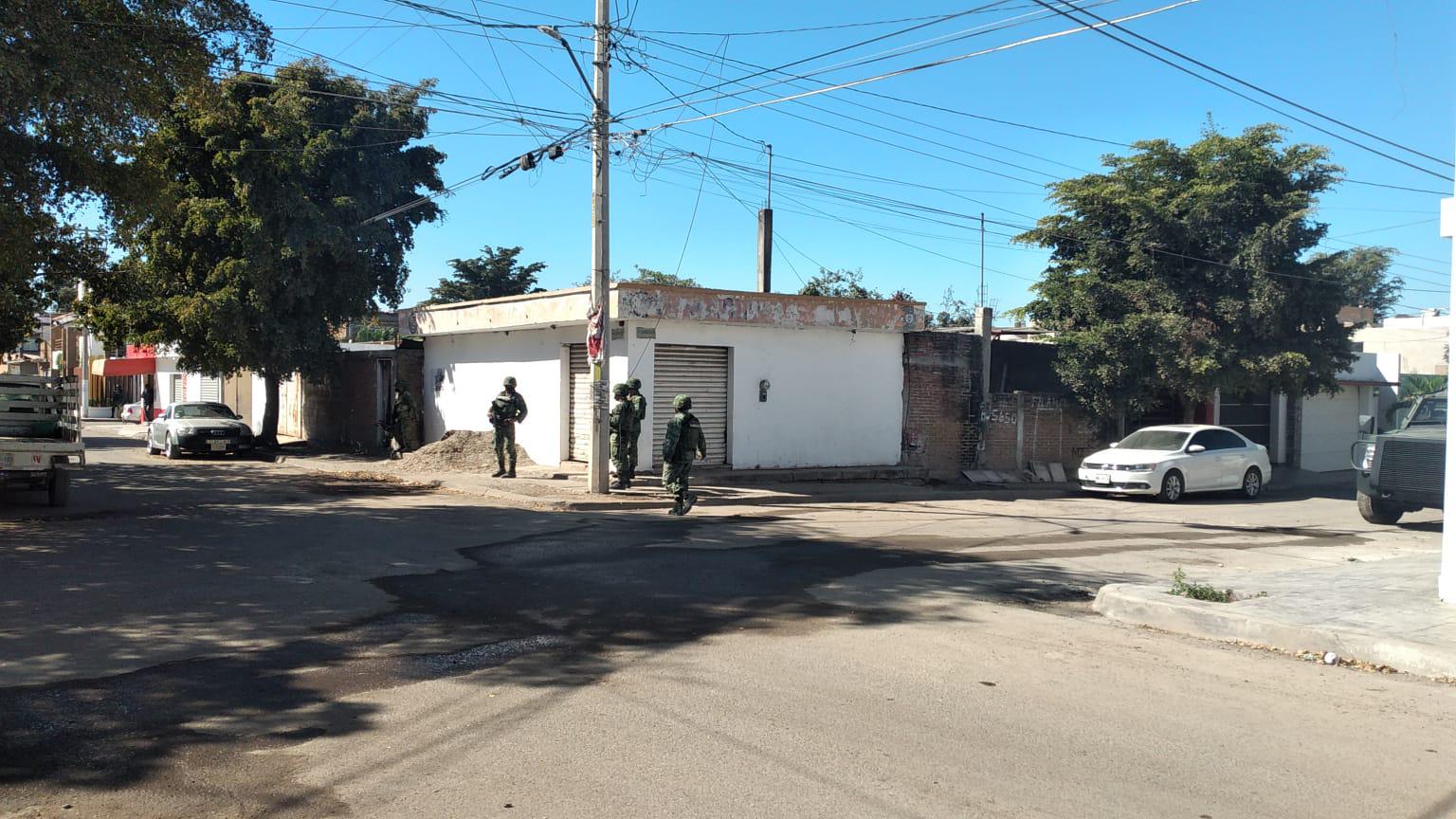 $!Ejército ‘cerca’ vivienda en la Siete Gotas, de Culiacán