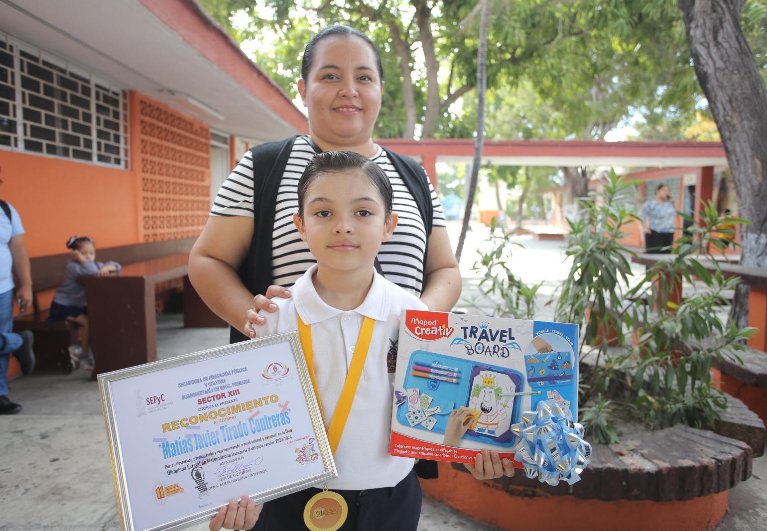 $!Matías Javier, de solo 7 años, representará a Sinaloa en la Olimpiada Nacional de Matemáticas