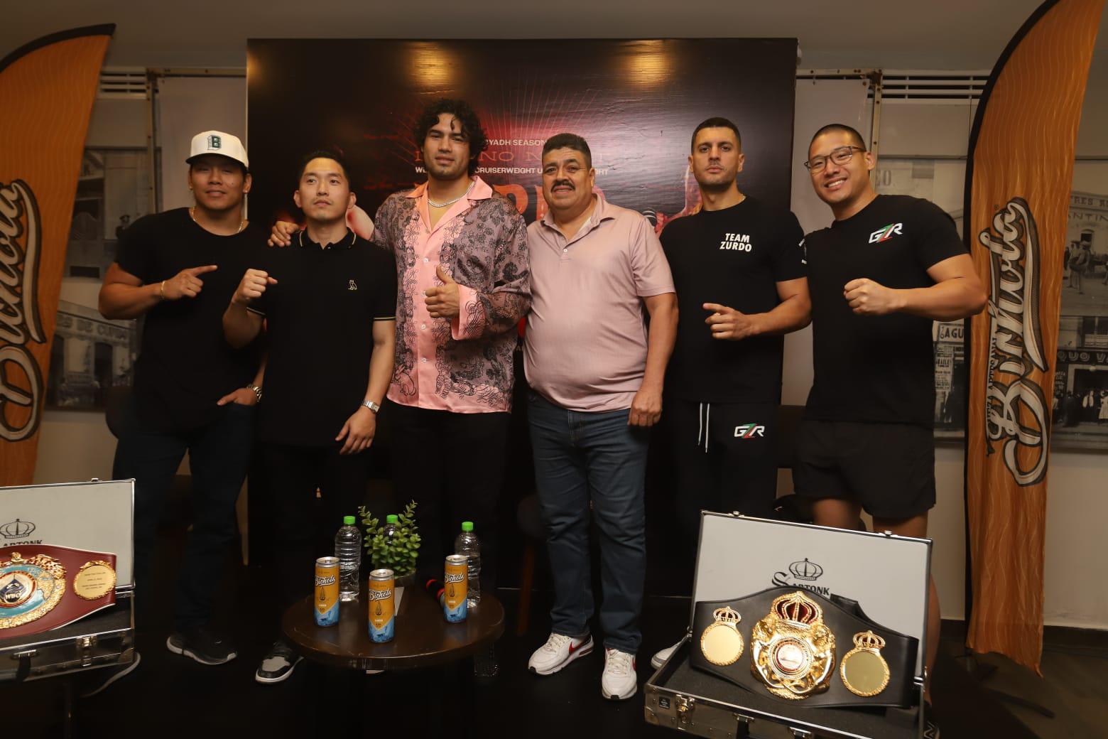 $!Presenta Gilberto ‘Zurdo’ Ramírez combate de unificación en Mazatlán