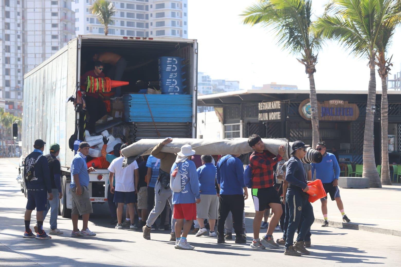 $!¡Tome precauciones! Cierran de forma parcial Avenida del Mar por trabajos para competencia deportiva