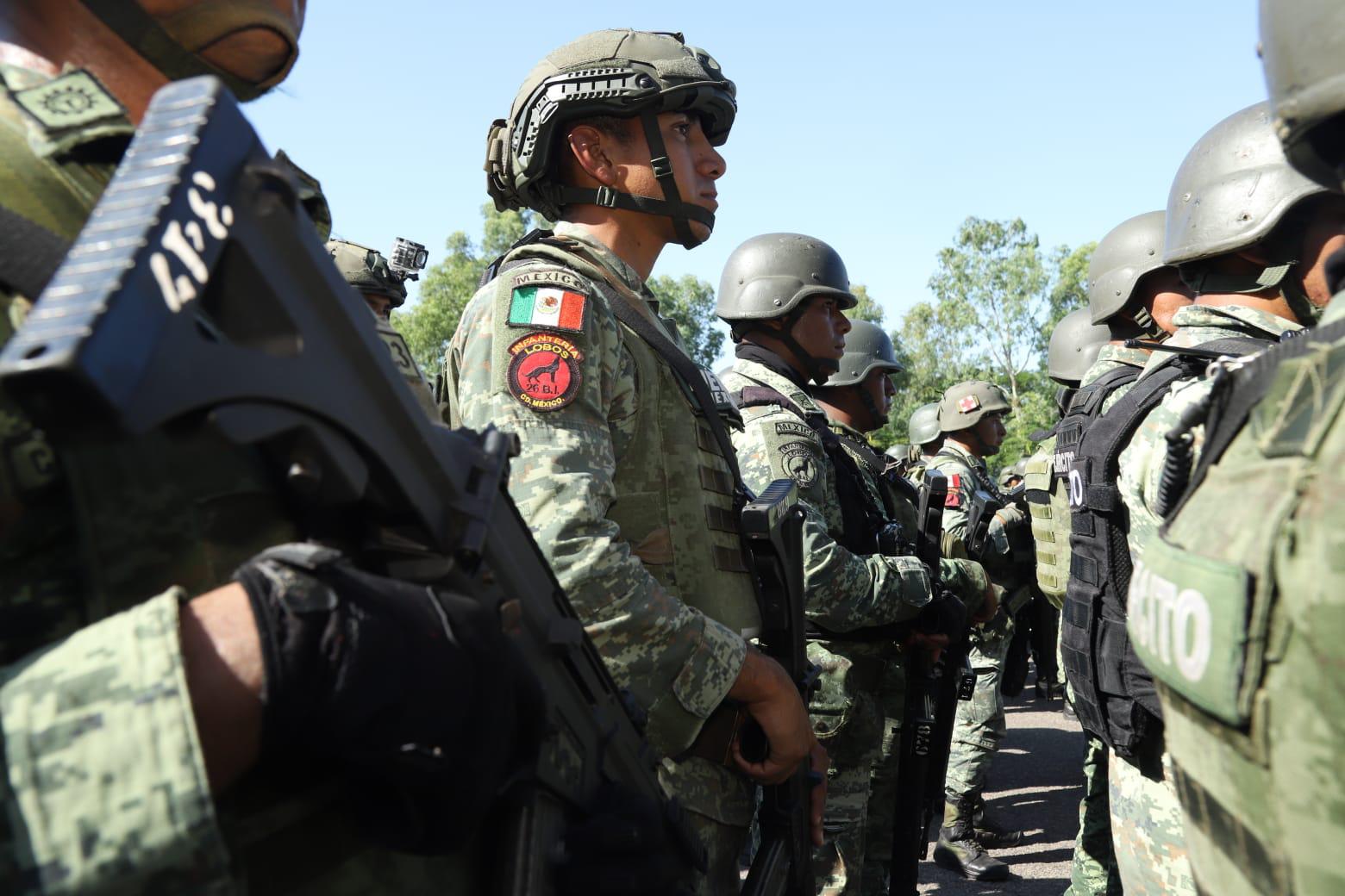 $!Llegan 600 elementos del Ejército para reforzar la seguridad en Sinaloa