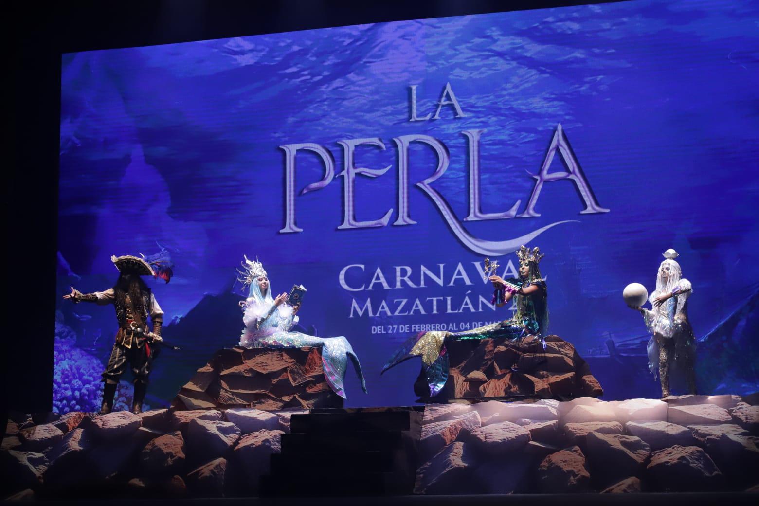 $!‘La Perla’ es el nombre del Carnaval de Mazatlán 2025.