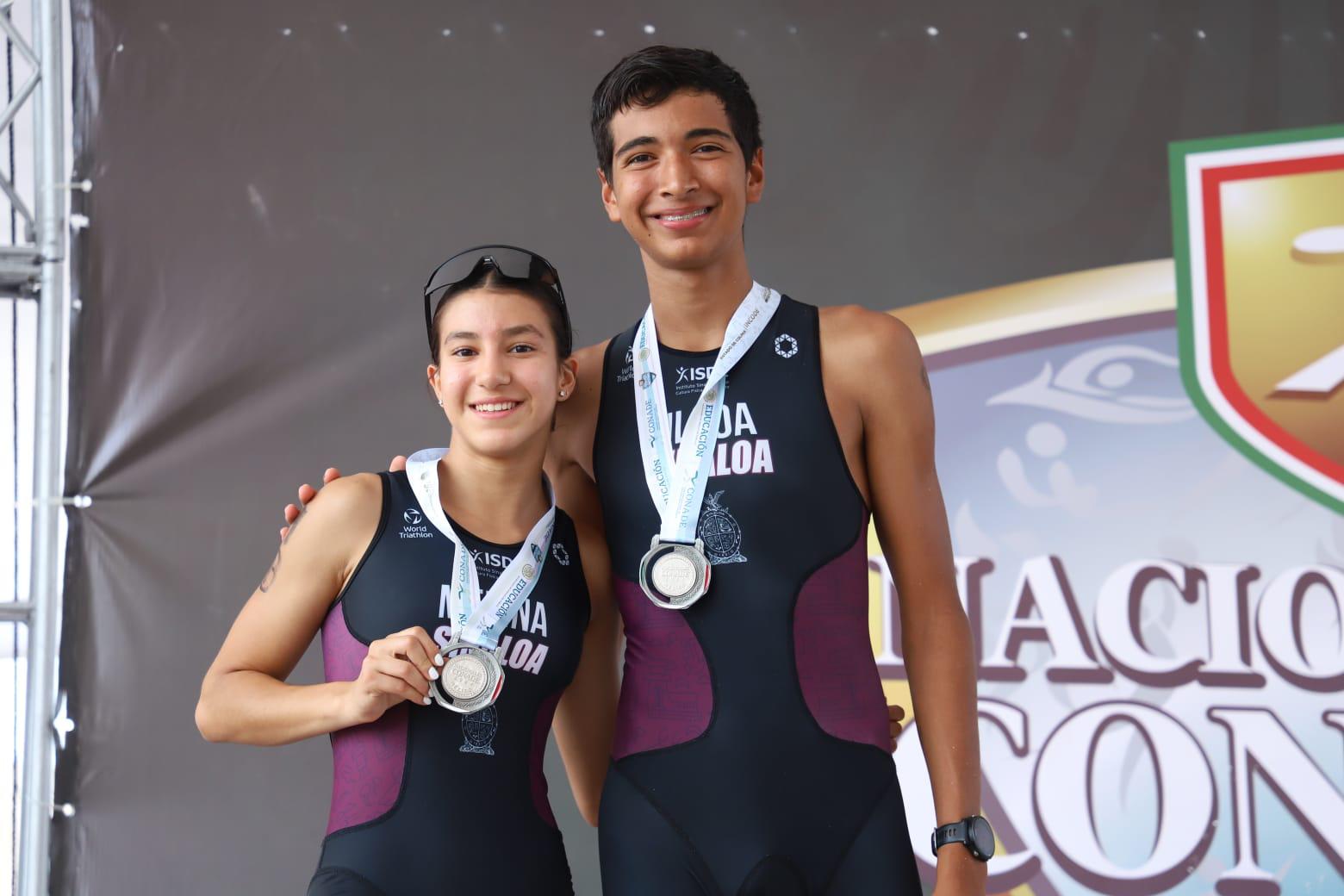 $!Logra Sinaloa la plata en triatlón de Nacionales Conade