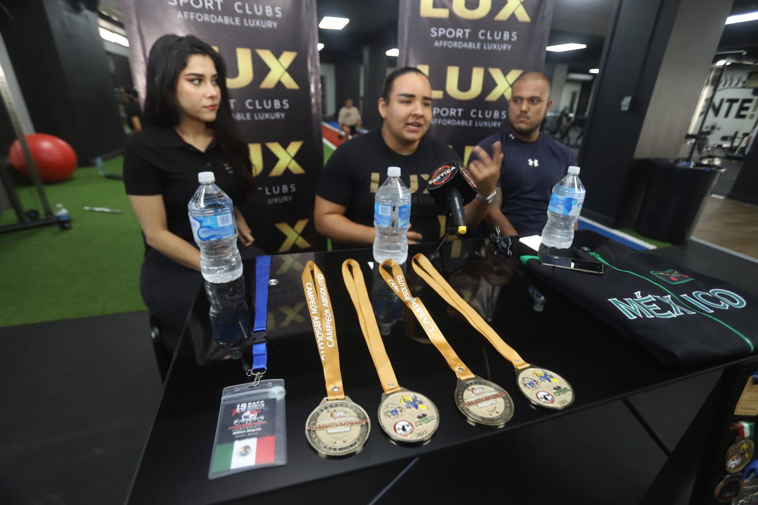 $!Sinaloense Maytia Millán se alista para Nacional de Powerlifting