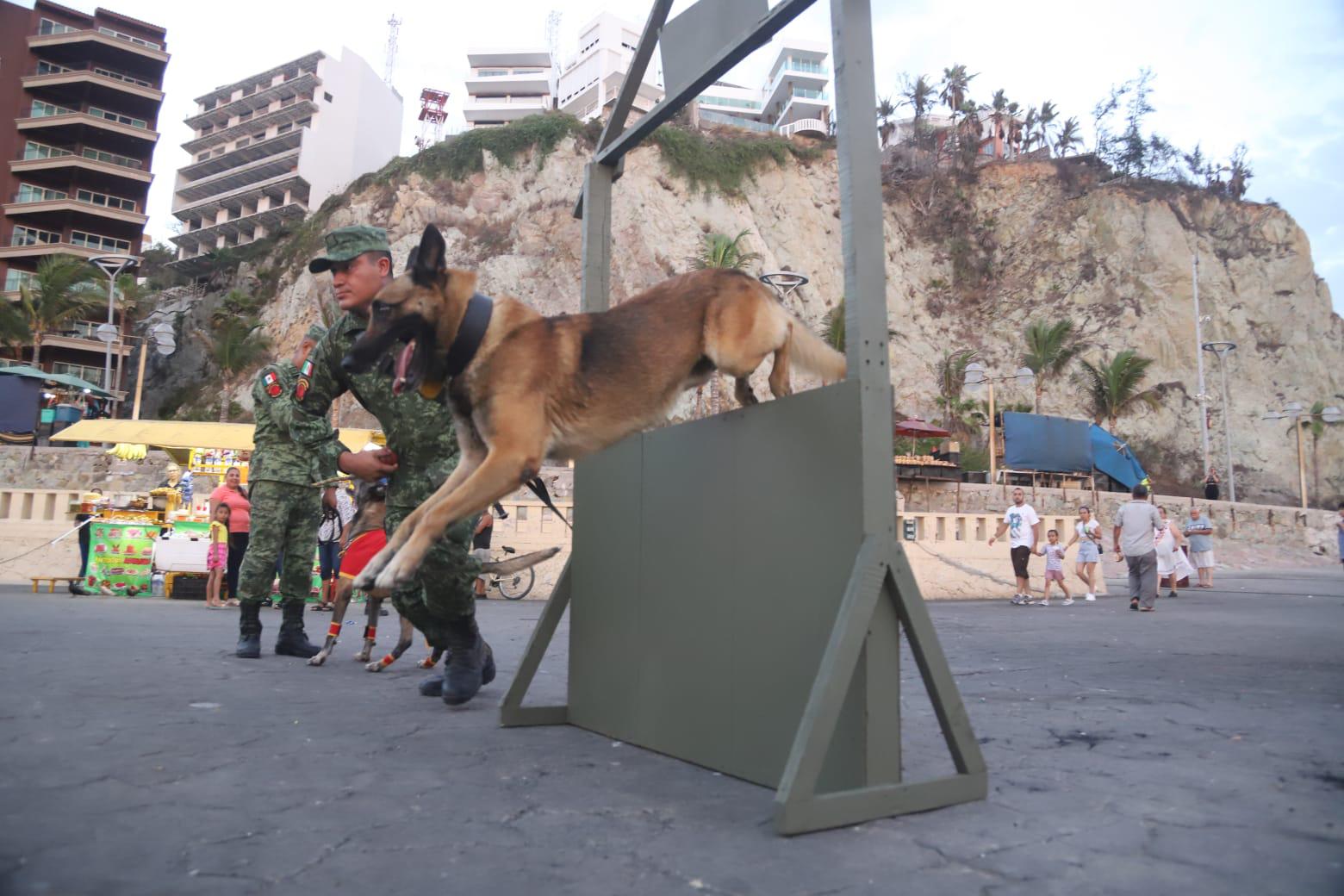 $!Realiza Ejército Mexicano Exposición Militar en la Glorieta Sánchez Taboada, en Mazatlán