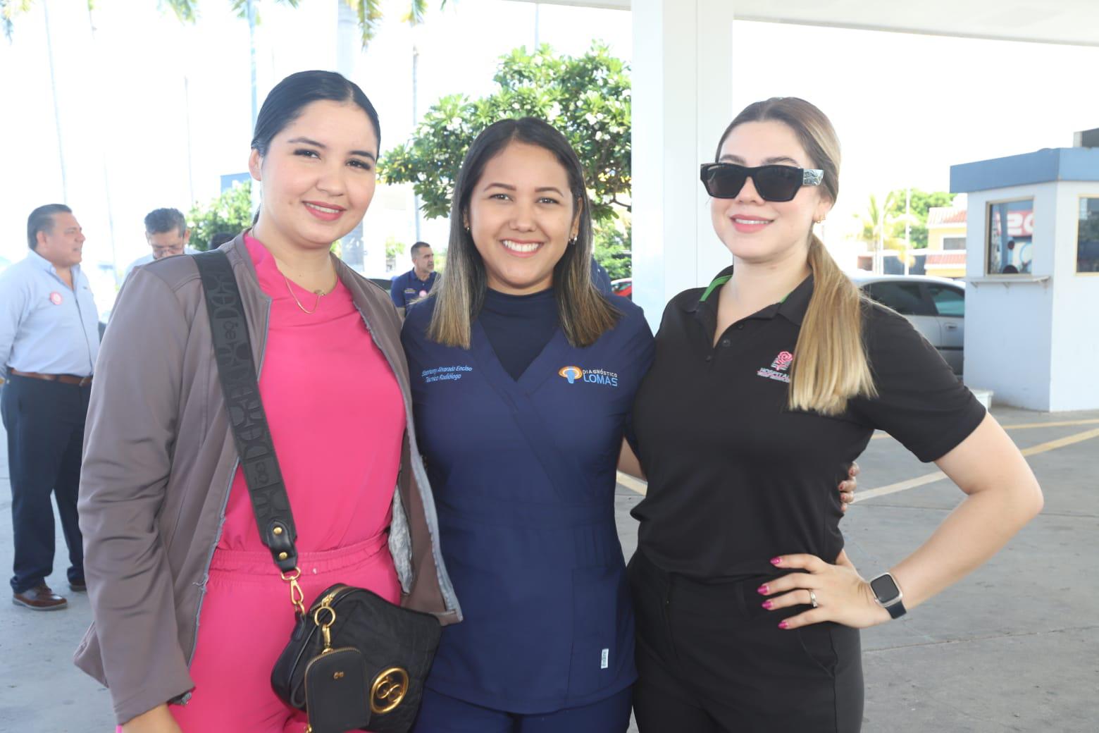 $!Iris Corona, Stephany Alvarado y Claudia Rodríguez, del Hospital Sharp.