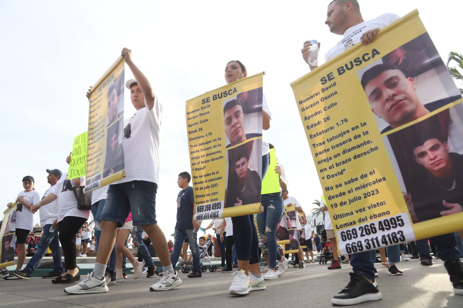 $!Protestan en Mazatlán para exigir que aparezca David, desaparecido el 19 de julio