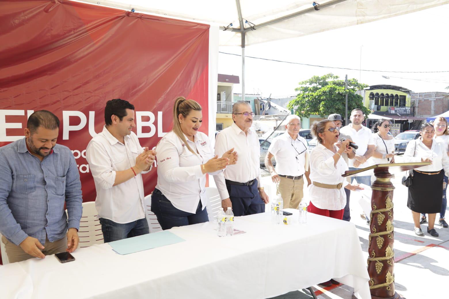 $!Realizan legisladores de Morena asamblea para informar sobre la Reforma Judicial, en Mazatlán