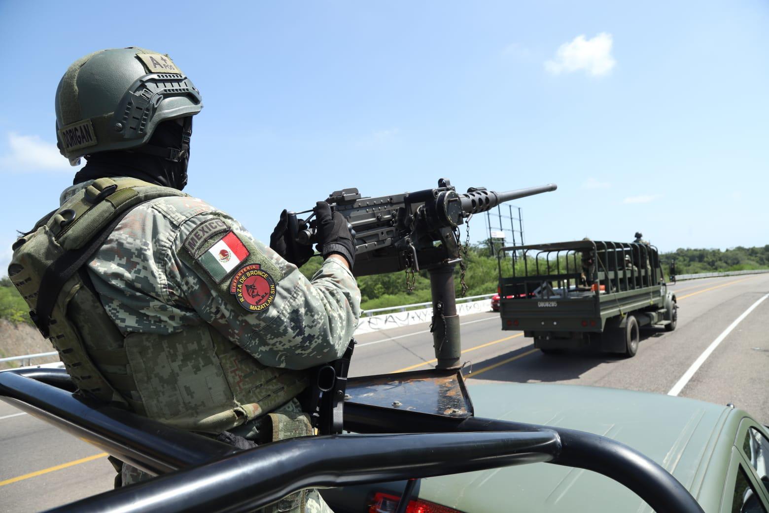 $!Llegan 600 elementos del Ejército para reforzar la seguridad en Sinaloa