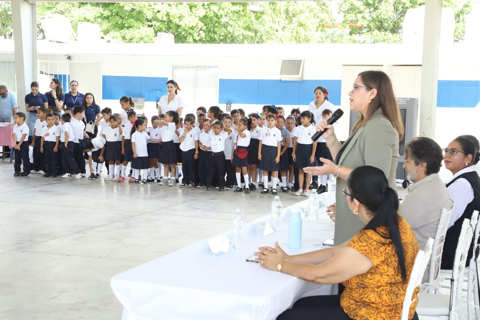 $!Grupo Alerta y su fundación rehabilitan escuela primaria de Santa Fe, en Mazatlán