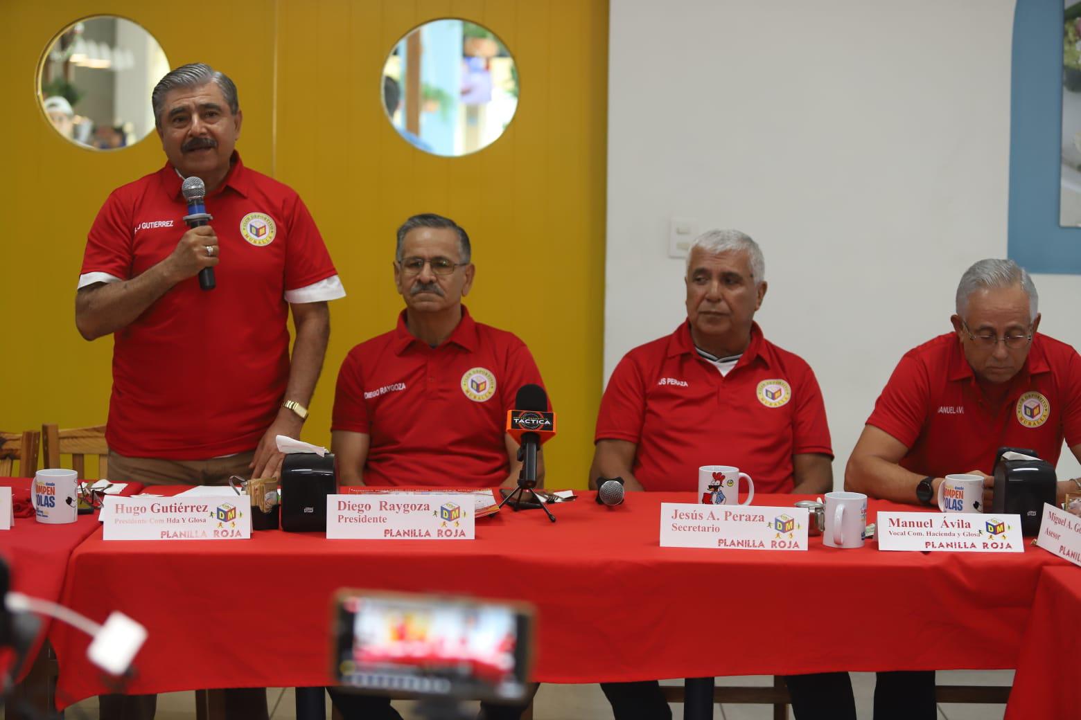 $!Presenta Planilla Roja plan de trabajo para elección del Muralla