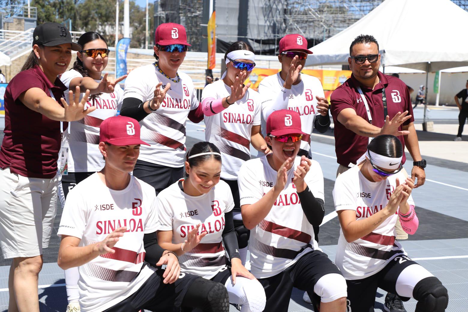 $!Sigue invicto Sinaloa en beisbol five de Nacionales Conade